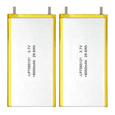 Αγορά 3.7V 8000mAh μπαταρία πολυμερούς λιθίου με 500 κύκλους για ψηφιακά προϊόντα διαδικτυακή κατασκευή