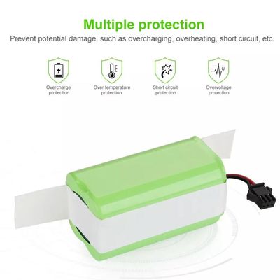 Αγορά 14.8V 3000mAh 18650 μπαταρία ιόντων λιθίου με 800 κύκλους ζωής για σκουπιδιάρηδες και ηλεκτρονικά διαδικτυακή κατασκευή