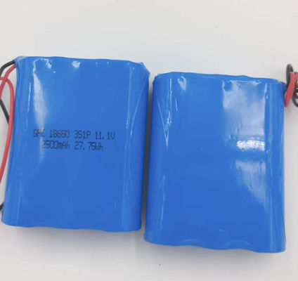 Αγορά Πακέτο μπαταριών ιόντων λιθίου 11,1 V 2500 mAh ICR18650 3S1P Επαναφορτιζόμενη μπαταρία ιόντων λιθίου διαδικτυακή κατασκευή