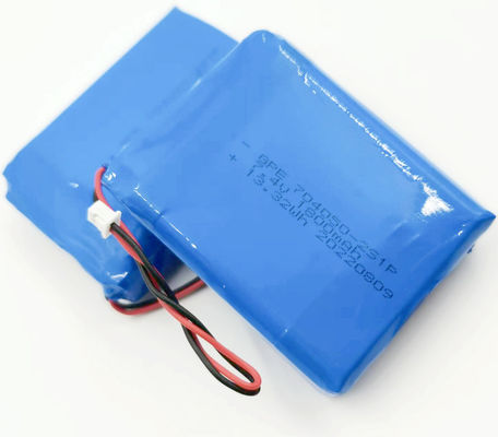 Αγορά 704050 7.4V 1800mAh 500 φορές κύκλος ζωής Προσαρμοσμένο πακέτο μπαταριών πολυμερούς λιθίου για συσκευή ντετέκτιβ διαδικτυακή κατασκευή