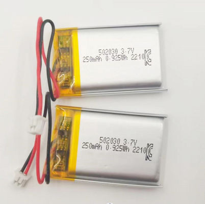 Αγορά 3,7V 250mah 502030 Επαναφορτιζόμενη μπαταρία πολυμερούς λιθίου Εγκεκριμένη KC online manufacture