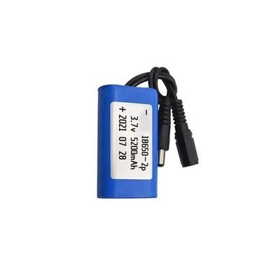 Αγορά 5200mAh 3.7V 18650 Lithium Ion Battery Pack με 500 κύκλους για βιομηχανικές εφαρμογές διαδικτυακή κατασκευή