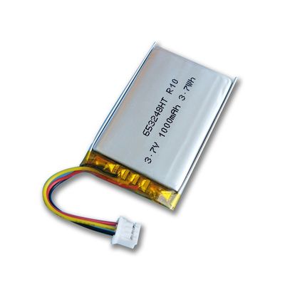 Αγορά 653248 Μοντέλο 3.7V 1000mAh Λιθίου Πολυμερής Μπαταρία Επαναφορτιζόμενη μπαταρία για GPS και ιατρικές συσκευές διαδικτυακή κατασκευή