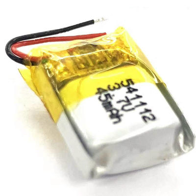 buy Μικρή μπαταρία πολυμερούς λιθίου 45 mAh 3,7 V με διάρκεια ζωής 500 κύκλων για ακουστικά και έξυπνες συσκευές διαδικτυακή κατασκευή