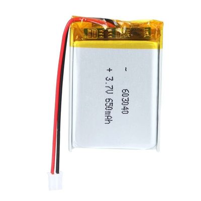 Αγορά KC UN38.3 Πιστοποιημένο 650mAh 3.7V Lithium Polymer Battery Pack - επαναφορτιζόμενη μπαταρία Lipo διαδικτυακή κατασκευή