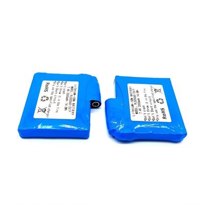 Αγορά Μεγάλη χωρητικότητα 7,4V 2000mAh Λιθιοπολυμερή μπαταρία με 500 φορές διάρκεια κύκλου ζωής διαδικτυακή κατασκευή