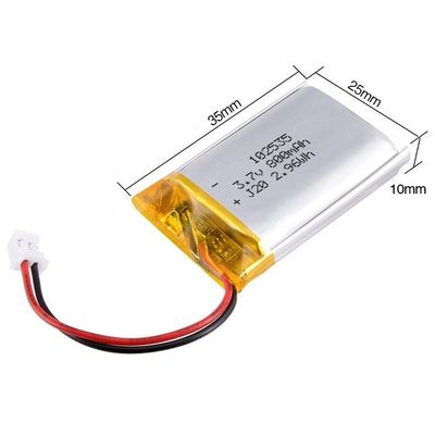 Αγορά 102535 ιονική πολυμερής μπαταρία λι 3.7V 800mAh, KC πακέτο πολυμερών μπαταριών λίθιου έγκρισης online manufacture