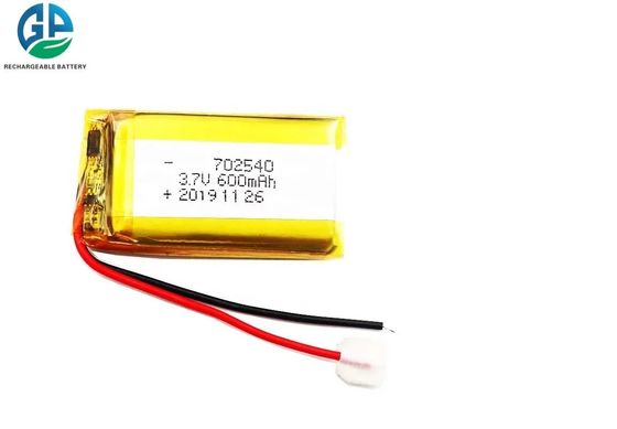 Αγορά 3.7V 600mAh 700mAh 702540 επαναφορτιζόμενη πολυμερής ιονική μπαταρία KC UN38.3 λίθιου online manufacture