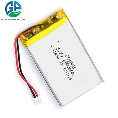 Αγορά Lipo 654065 ιονικό πακέτο επανακαταλογηστέο 3.7V KC μπαταριών λίθιου 2000mAh 7.4Wh online manufacture
