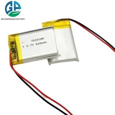 buy 702535 600mAh 3.7V Μικρή μπαταρία πολυμερούς λιθίου επαναφορτιζόμενη μπαταρία LiPo με αποθήκευση KC διαδικτυακή κατασκευή
