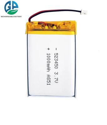 Αγορά KC 1000mAh 3.7v Lipo πακέτο 523450 πολυμερών επανακαταλογηστέο μπαταριών λι online manufacture