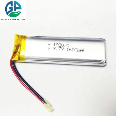 buy KC 1600mAh 102070 3,7V λιθίου πολυμερούς μπαταρίας Επαναφορτιζόμενη μπαταρία Li-Po διαδικτυακή κατασκευή