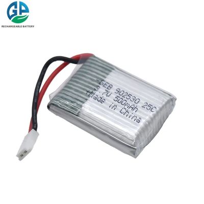 Αγορά Πακέτο επανακαταλογηστέα 902530 500mAh 3.7V 25C πολυμερών μπαταριών λίθιου CE KC online manufacture