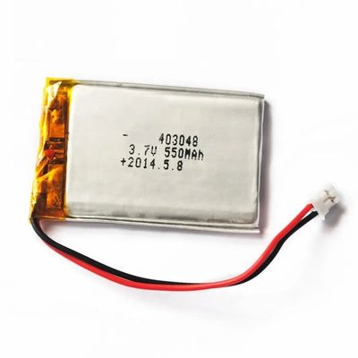 Αγορά Ζωή κύκλων πακέτων 550mah 500times πολυμερών μπαταριών λίθιου IEC62133 3.7V 403048 online manufacture
