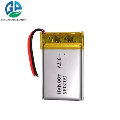 Αγορά 3.7v μπαταρία 400mah/502035 λι-πολυμερούς λίθιου πακέτων ισχύος της μπαταρίας λίθιου πολυμερής online manufacture