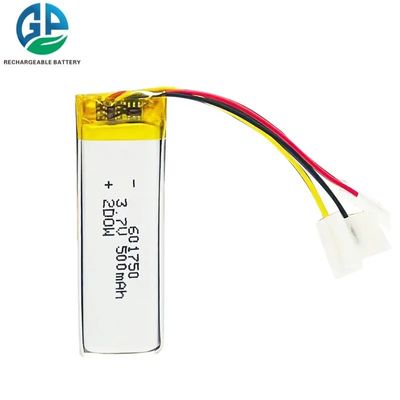 Αγορά Kc 500mah 3.7v 601750 Custom Lithium Polymer Battery Για ηχεία Παιχνίδια online manufacture