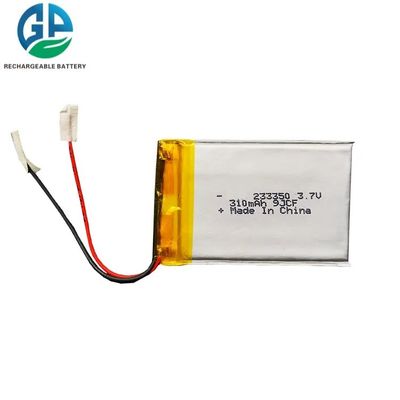 Αγορά Πυροσυσσωρευτές Λι-πολυμερούς 233350 3.7v 310mAh 2mm πάχος Πυροσυσσωρευτές Lipo online manufacture