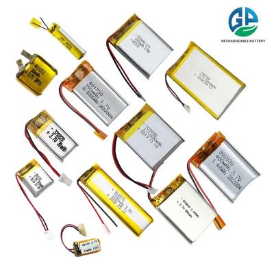 Αγορά Υψηλής χωρητικότητας 3.7V 1250mAh Λιθιοϊονική Πολυμερή Μπαταρία 102550 500 φορές Ανανεώσιμη μπαταρία Πολυμερή Μπαταρία Λιθίου online manufacture