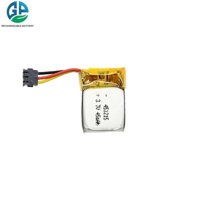 Αγορά Ανανεώσιμη μπαταρία ιόντων λιθίου 3.7v 45mah 451215 μπαταρία πολυμερούς λιθίου με PCM online manufacture