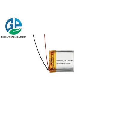 Αγορά 80mah 3,7 Volt Λιθιοποιημένη μπαταρία 302020 online manufacture