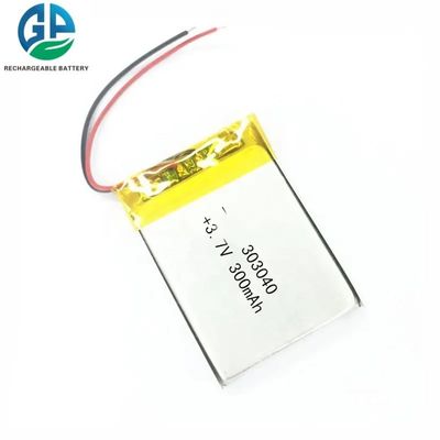 Αγορά 99% Απόδοση 3.7V 300mAh 500 κύκλοι ζωής Προσαρμοσμένη μπαταρία Lipo Μπαταρία πολυμερών λιθίου διαδικτυακή κατασκευή