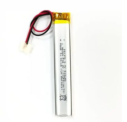 Αγορά 3.7v 520mah KC εγκεκριμένη μπαταρία πολυμερούς Li 551372 μπαταρία 3.7v καυτή πώληση για έξυπνο σπίτι online manufacture