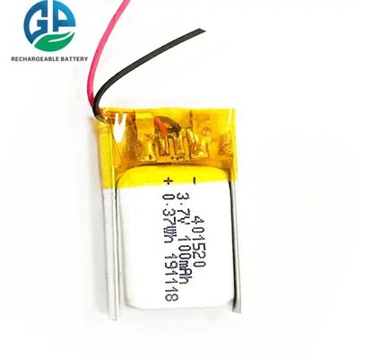 Αγορά Εγκρίθηκε από την KC 401520 3.7V 100mAh επαναφορτιζόμενη μπαταρία ιόντων λιθίου Li-πολυμερούς με σύνδεσμο Pcb και Jst Ph2.0 online manufacture