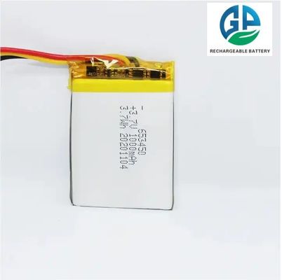 Αγορά Εγκρίθηκε από την IEC62133 653450 3.7V 1000mAh Λιθιοϊον Λι πολυμερές μπαταρία 500 φορές διάρκεια κύκλου online manufacture