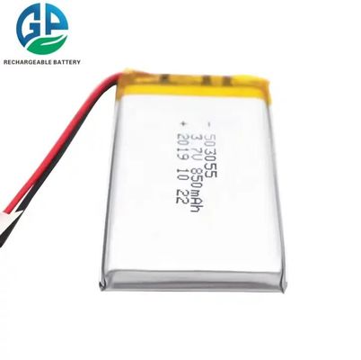 Αγορά KC, MSDS, RoHS Εγκρίθηκε 503055 επαναφορτιζόμενη μπαταρία ιόντων λιθίου 3.7v 850mAh μπαταρία πολυμερούς λιθίου online manufacture