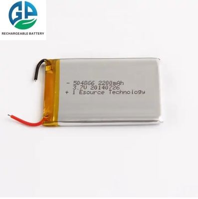Αγορά KC CB IEC62133 Εγκρίθηκε 504866 3.7 V Λι πολυμερές μπαταρίες 2200mah επαναφορτιζόμενη μπαταρία Lipo online manufacture