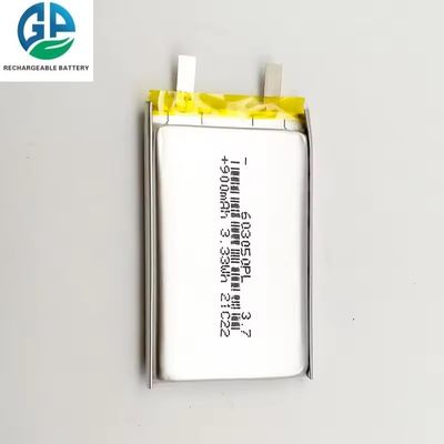 Αγορά KC CB IEC62133 LP603050 επαναφορτιζόμενη μπαταρία 900mAh 3.7 v πολυμερή μπαταρία λιθίου online manufacture
