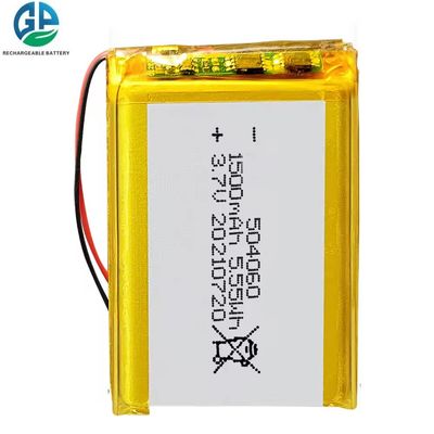 Αγορά 504060 3.7v 1500mah Lipo Lithium Polymer Battery για ψηφιακά προϊόντα CE ROHS KC Εγκρίθηκε online manufacture