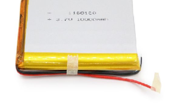 Αγορά 3.7V 10000mAh μπαταρία πολυμερούς λιθίου επαναφορτιζόμενη μπαταρία πολυμερούς ιόντων λιθίου 1160110 KC CB IEC62133 online manufacture