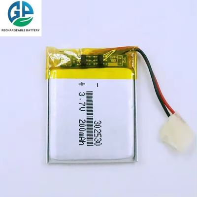 Αγορά 302530 3.7V 200Mah Λυθίου μπαταρία επαναφορτιζόμενη KC UN38.3 Πιστοποιημένο online manufacture