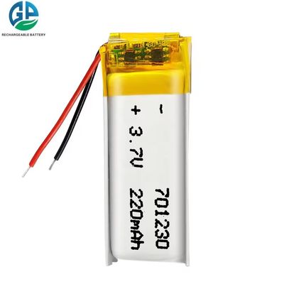 Αγορά Συσκευή μπαταρίας πολυμερούς Li 701230 3,7v 220mah OEM επαναφορτιζόμενη θερμή πώληση KC CB IEC62133 Εγκρίθηκε online manufacture