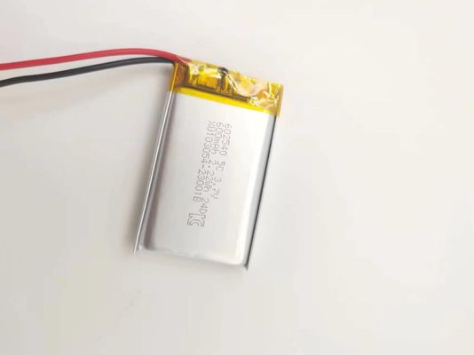buy KC IEC62133 Εγκριθείσα 600mAh 602540 Λιθιοπολυμερή Λιποαναφορτιζόμενη μπαταρία διαδικτυακή κατασκευή