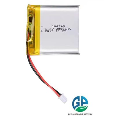 Αγορά ΚΕ Εγκρίθηκε 104245 επαναφορτιζόμενη 3.7v 2000mah Λιθιοπολυμερή Λίπο μπαταρία υψηλής ποιότητας πολυμερή μπαταρία online manufacture