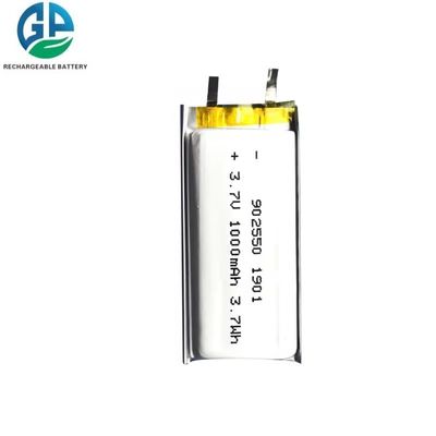 buy Πιστοποιημένη κατά KC IEC62133 Μπαταρία Πολυμερών Λιθίου 1000mAh 902550 Επαναφορτιζόμενη Μπαταρία Li-Polymer διαδικτυακή κατασκευή
