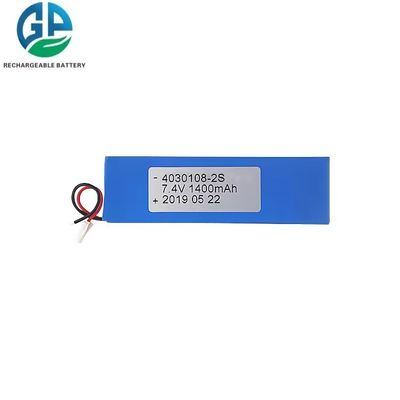 Αγορά Βαθμός υψηλής απόλυτου μπαταρίας 1400mah 30C Max60C 4030108 2S 7.4v Λίπο μπαταρία επαναφορτιζόμενη μπαταρία πολυμερούς λιθίου online manufacture