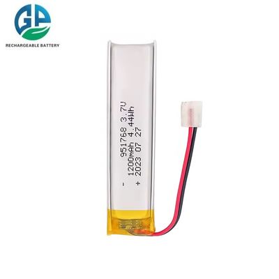 Αγορά Εγκρίθηκε από την KC 1200mAh 3.7v μπαταρία Lipo επαναφορτιζόμενη 3.7v 1200mah 951768 μπαταρία πολυμερούς λιθίου online manufacture