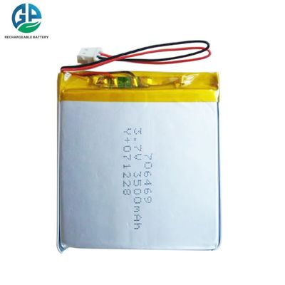 Αγορά Υψηλός ρυθμός εκφόρτισης 706469 3500mAh Λιθιοποιημένη μπαταρία πολυμερούς επαναφορτιζόμενη μπαταρία Lipo online manufacture
