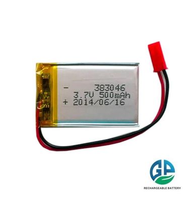 Αγορά 3.7v 500mah μπαταρία λιθίου πολυμερούς λιπο 383046 μπαταρία πολυμερούς λιπο online manufacture
