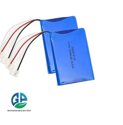 Αγορά KC UL 605070 7.4V 2500mah Li-Polymer Lipo Li-Ion μπαταρία πακέτο έξυπνες ιατρικές συσκευές τσάντα Μέγεθος 7.4V 2500mah κυλινδρικό μπαταρία κύτταρο online manufacture