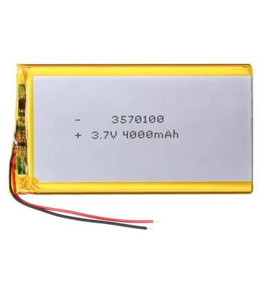 Αγορά 4000mah Λιθιοπολυμερή μπαταρία 3.7 V Υψηλή ισχύς 3.7v 4000mah 3570100 επαναφορτιζόμενη Λι-πολυμερή Λι-πολυμερή μπαταρία online manufacture