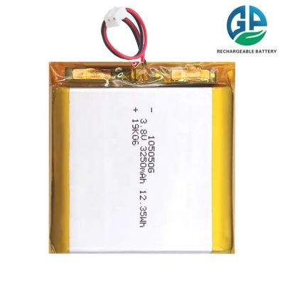 Αγορά Υψηλής χωρητικότητας 3.8V 3250mAh Υψηλής ποιότητας 3.8V Υψηλής τάσης επαναφορτιζόμενη μπαταρία ιόντων λιθίου 105050 3250mAh online manufacture