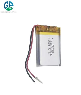 Αγορά KC CB IEC62133 Εγκεκριμένο 3.8V 500mAh Μπαταρία Λιθίου Πολυμερούς Lipo Επαναφορτιζόμενη για Συσκευές Ομορφιάς online manufacture