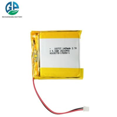 Αγορά Υψηλός ρυθμός εκφόρτισης 3.7V 1400mAh Λιθιοπολυμερή μπαταρία Πακέτο επαναφορτιζόμενη μπαταρία LiPo online manufacture