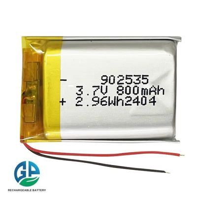 Αγορά 902535 μοντέλο 3.7V 800mAh Λιθιοπολυμερή μπαταρία πακέτο επαναφορτιζόμενη μπαταρία LiPo online manufacture