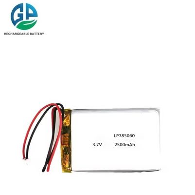 Αγορά KC IEC62133 Εγκριθείσα 3.7V 2500mAh Lithium Polymer επαναφορτιζόμενη μπαταρία Lipo για συσκευές ομορφιάς online manufacture