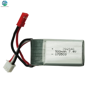 Αγορά Εγκεκριμένη μπαταρία Lipo KC 702540 7.4V 25C Επαναφορτιζόμενη 500mah Lipo Battery Pack Lithium Polymer 7.4V Επαναφορτιζόμενη LP702540 Μπαταρία online manufacture